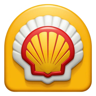Shell logo gasoline sticker