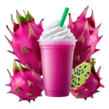 Starbucks dragon fruit refresher  sticker