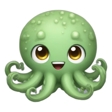 cute kraken cute face ;editqte sticker
