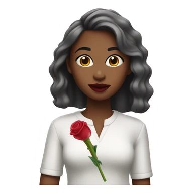 girl with lipstick in her hand  sticker