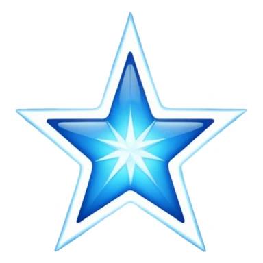 blue version of a ⭐ sticker