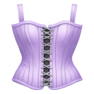 Pastel purple corset  sticker