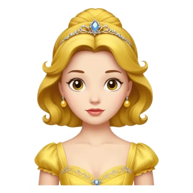 Belle from Beauty and the Beast sticker