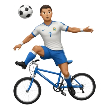 RONALDO scoring bicycle kick goal sticker