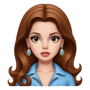 lana del rey as pretty bratz baddie sticker