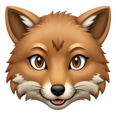 Coyote Eye Wink sticker