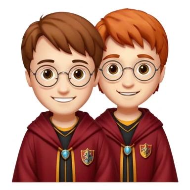 Harry potter and Ron wesley sticker