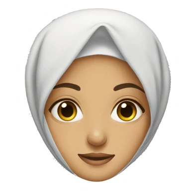 Hijabi-woman-eye roll sticker