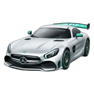 Mercedes F1 sticker