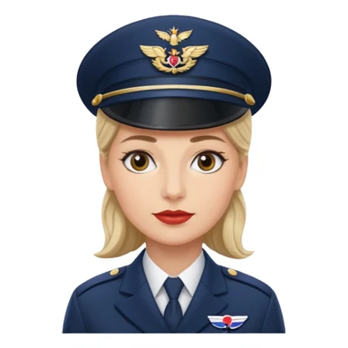 british airways female captain  sticker
