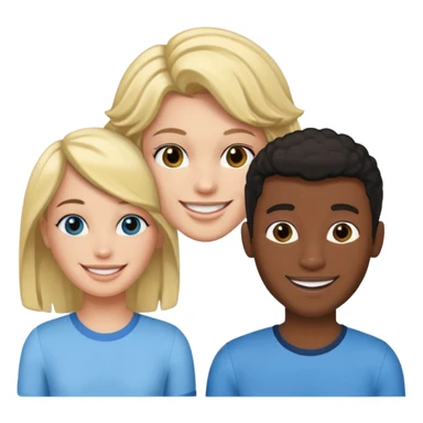 Femboy with 2 black dude sticker