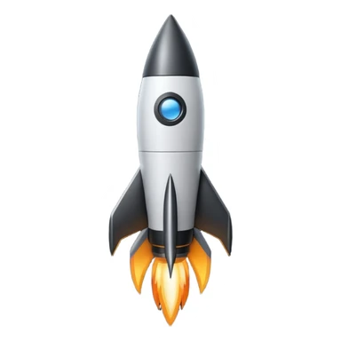Create an emoji in which it is representing AI logo similarly like the logo of Chat GPT ,Gemini but different completely different and very professional not simple and try to make it in black and white colour . This AI named Vimaan means rocket AI so try to make it in sticker