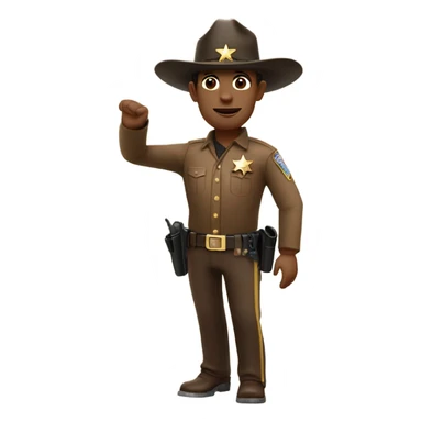 Deputy sheriff in Texas sticker