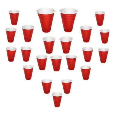 Beer pong sticker