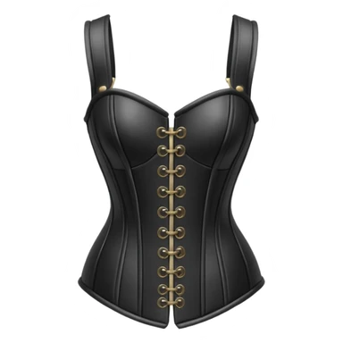 leather armor corset simple top sticker
