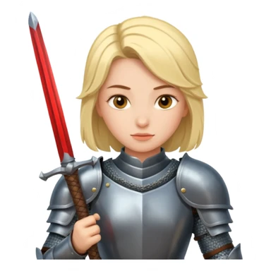 women knight girls sticker