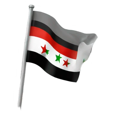 syrian revolution flag sticker