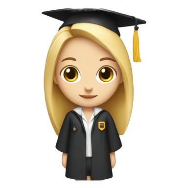 White girl graduated with a wrench  sticker