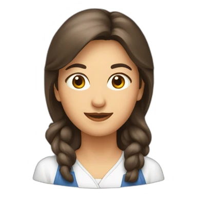 Cuisinière brune sticker