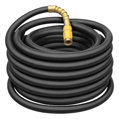 A Hose – coiled water hose sticker