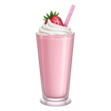 Milkshake çilekli sticker