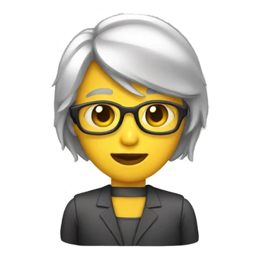 Persona con una computadora  sticker