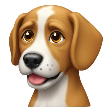 Un perro enfadado sticker