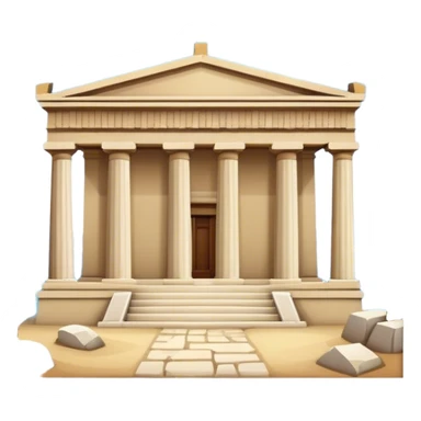 ancient greece building sticker