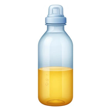 saline bottle sticker