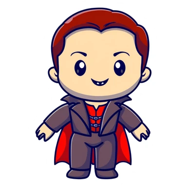 Vampire brats doll sticker