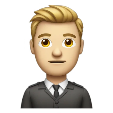 white-skin-man-hr-manager-crossed-arms-angry-profile-image sticker