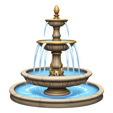 park Fountain sticker