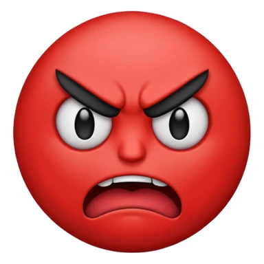 emoji drawind on ipad angry sticker