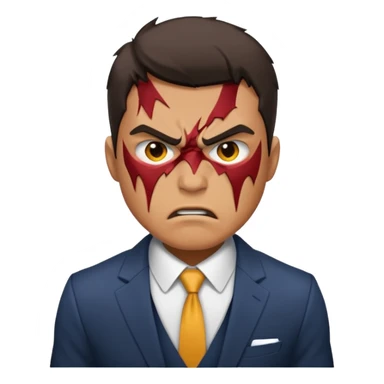 Beat up trump  sticker