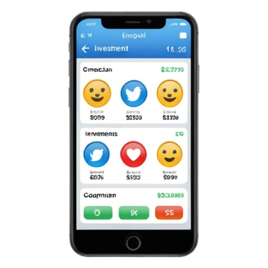 Investment application
 sticker