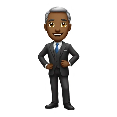 rich business man sticker