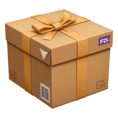 FedEx delivery parcel sticker