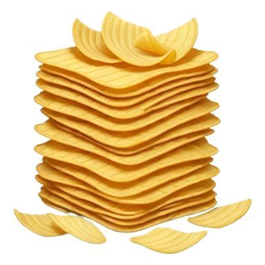 full turquoise colored potato chips sticker