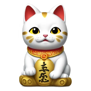 Maneki neko sticker