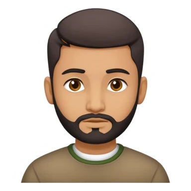 Indian man 25 years old fade hair cut no beared  sticker