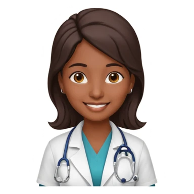 indian woman doctor sticker