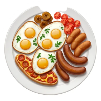 full english breakfast sticker