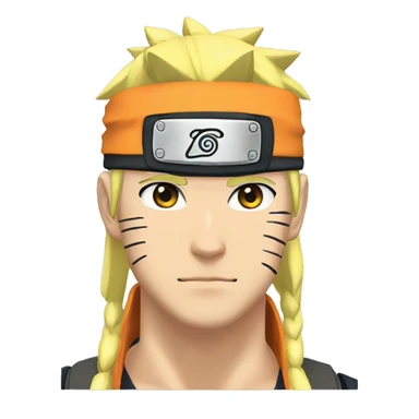 Naruto no forehead band sticker