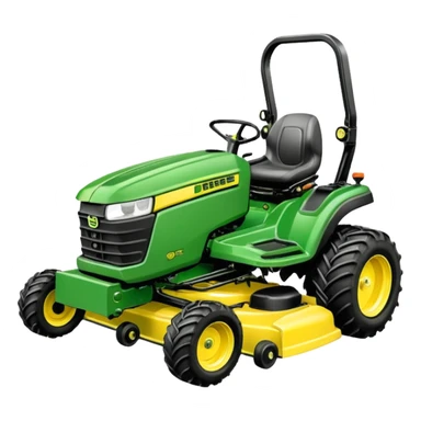 pencil drawing of a john. deer mower sticker