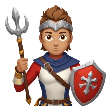 An emoji representing the "ironman challenge" for an Albion Online mmorpg character who crafts everything themselves the hard way, and does not buy or sell items in-game. Think of ironman marathons as a guiding principle. Less of the "iron", more of the marathons and hard work / effort. sticker