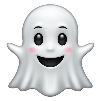 Snapchat ghost logo emoji style 1 sticker
