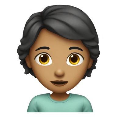 Girl watching tv sticker