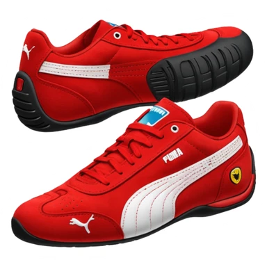 Puma rouge speedcat sticker