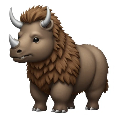 Woolly Rhino sticker