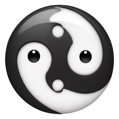 ying yang sticker